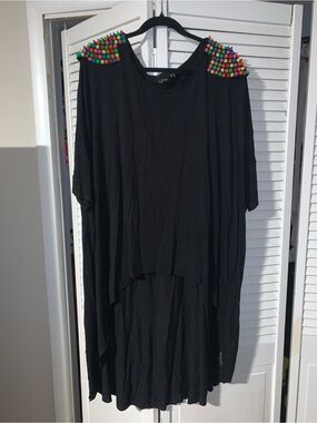 ASOS Plus Size Women’s Multicolored Spike Shoulder Tunic Top